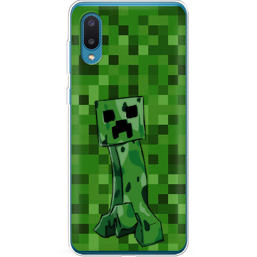 Чехол BoxFace Samsung A022 Galaxy A02 Minecraft Creeper