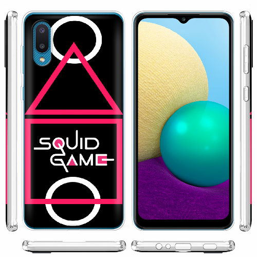 Чехол BoxFace Samsung A022 Galaxy A02 siquid game поле для игры в кальмара