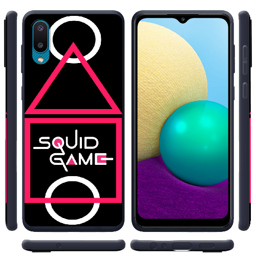 Чехол BoxFace Samsung A022 Galaxy A02 siquid game поле для игры в кальмара