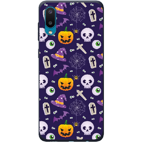 Чехол BoxFace Samsung A022 Galaxy A02 Halloween Purple Mood