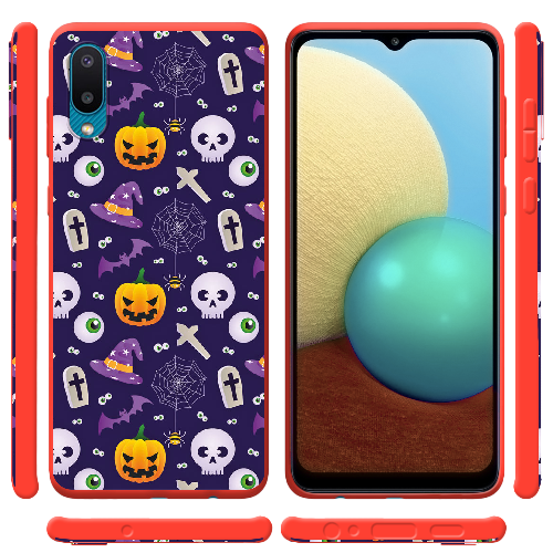 Чехол BoxFace Samsung A022 Galaxy A02 Halloween Purple Mood