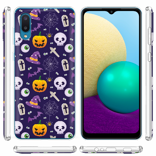 Чехол BoxFace Samsung A022 Galaxy A02 Halloween Purple Mood