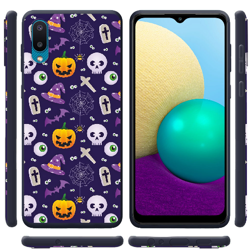 Чехол BoxFace Samsung A022 Galaxy A02 Halloween Purple Mood