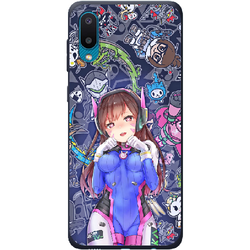 Чехол BoxFace Samsung A022 Galaxy A02 Overwatch D.VA