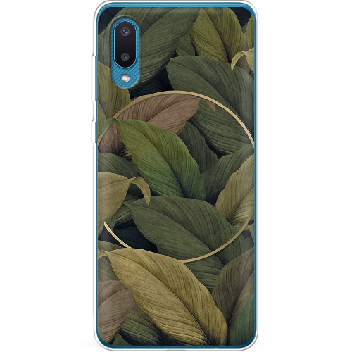 Чехол BoxFace Samsung A022 Galaxy A02 Green Leaf