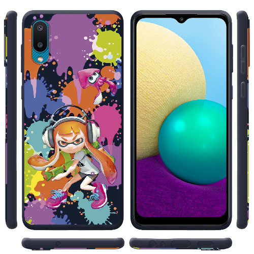 Чехол BoxFace Samsung A022 Galaxy A02 Splatoon Inklings