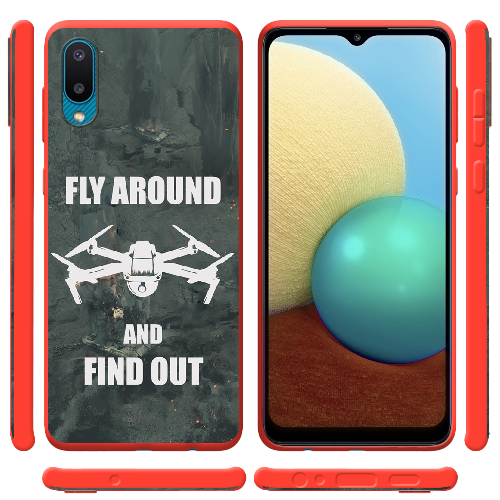 Чехол BoxFace Samsung A022 Galaxy A02 Дрон Fly Around