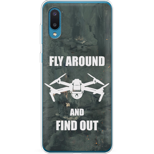 Чехол BoxFace Samsung A022 Galaxy A02 Дрон Fly Around