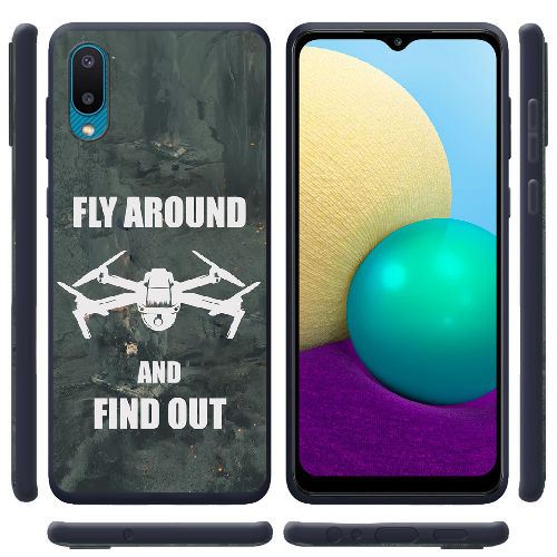 Чехол BoxFace Samsung A022 Galaxy A02 Дрон Fly Around