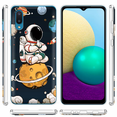 Чехол BoxFace Samsung A022 Galaxy A02 Astronaut