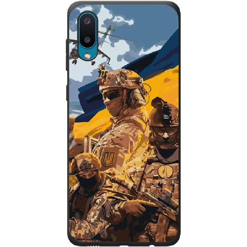 Чехол BoxFace Samsung A022 Galaxy A02 Воїни ЗСУ