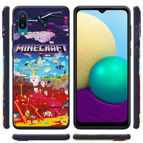 Чехол BoxFace Samsung A022 Galaxy A02 Minecraft World Beyond