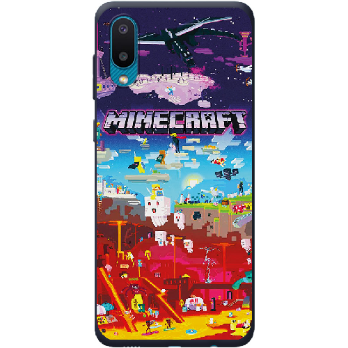 Чехол BoxFace Samsung A022 Galaxy A02 Minecraft World Beyond