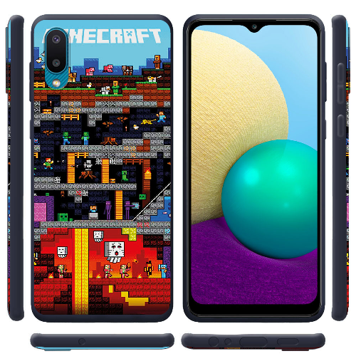 Чехол BoxFace Samsung A022 Galaxy A02 Minecraft Lode Runner