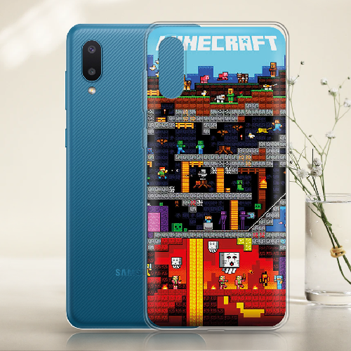 Чехол BoxFace Samsung A022 Galaxy A02 Minecraft Lode Runner