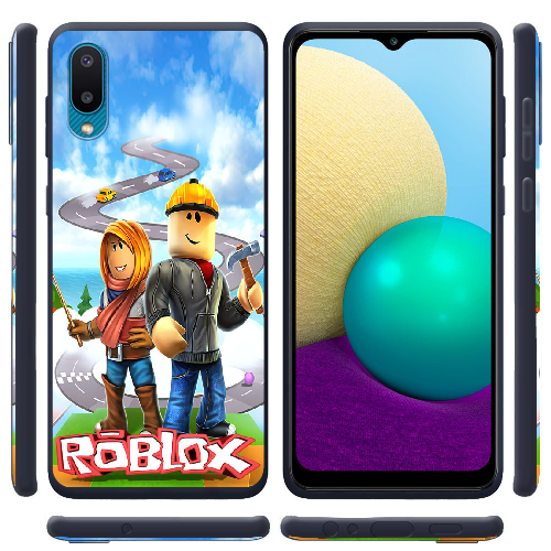 Чехол BoxFace Samsung A022 Galaxy A02 Roblox Білдерман