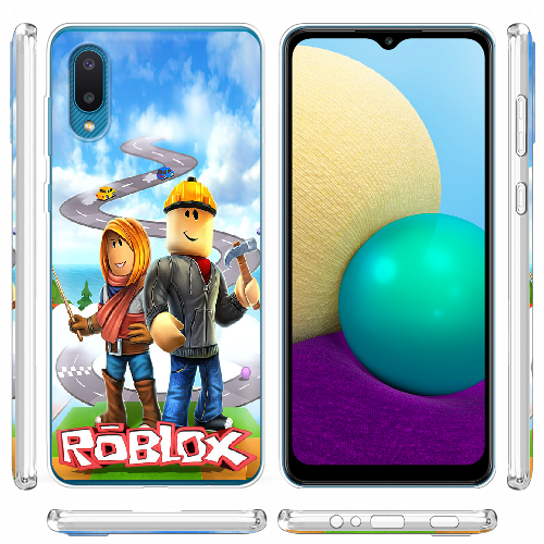 Чехол BoxFace Samsung A022 Galaxy A02 Roblox Білдерман