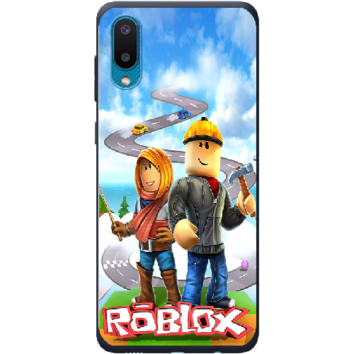 Чехол BoxFace Samsung A022 Galaxy A02 Roblox Білдерман