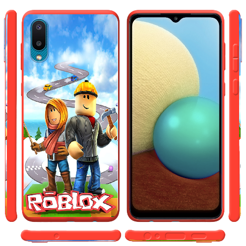 Чехол BoxFace Samsung A022 Galaxy A02 Roblox Білдерман