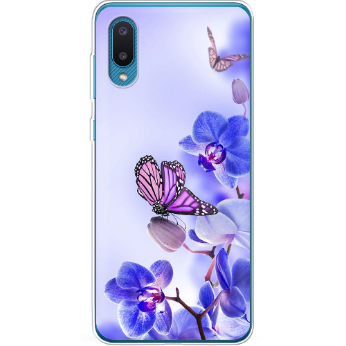 Чехол BoxFace Samsung A022 Galaxy A02 Orchids and Butterflies