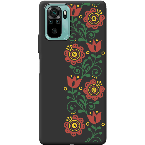 Чехол BoxFace Xiaomi Redmi Note 10 Ethno Flower