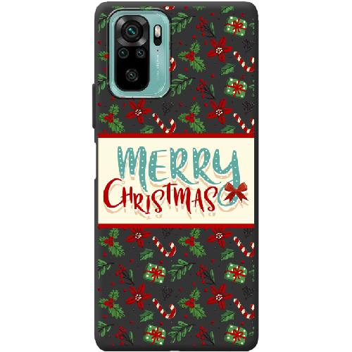 Чехол BoxFace Xiaomi Redmi Note 10 Vintage Christmas Congratulation