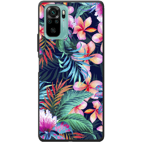 Чехол BoxFace Xiaomi Redmi Note 10 flowers in the tropics