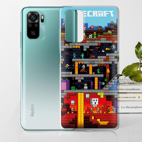 Чехол BoxFace Xiaomi Redmi Note 10 Minecraft Lode Runner