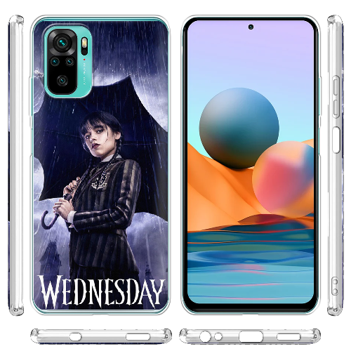 Чехол BoxFace Xiaomi Redmi Note 10 Wednesday Addams