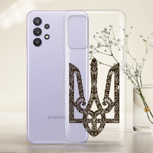 Чехол BoxFace Samsung A725 Galaxy A72 Ukrainian Black Trident