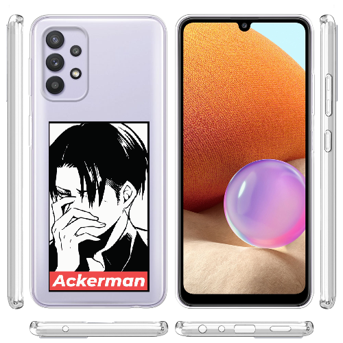 Чехол BoxFace Samsung A725 Galaxy A72 Attack On Titan - Ackerman