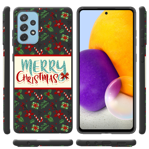 Чехол BoxFace Samsung A725 Galaxy A72 Vintage Christmas Congratulation