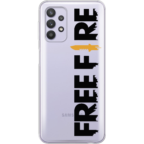 Чехол BoxFace Samsung A725 Galaxy A72 Черный Free Fire