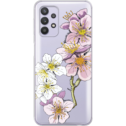 Чехол BoxFace Samsung A725 Galaxy A72 Cherry Blossom