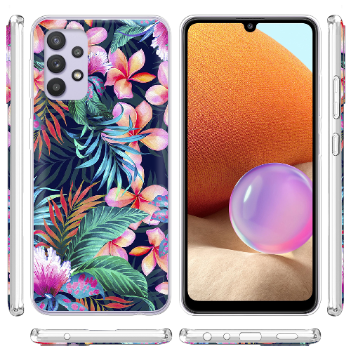 Чехол BoxFace Samsung A725 Galaxy A72 flowers in the tropics