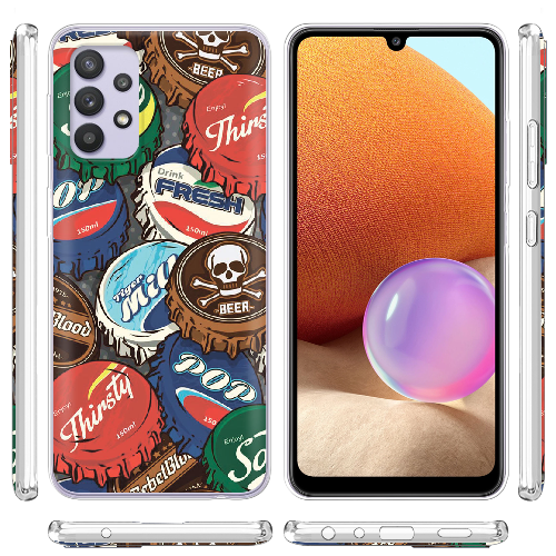 Чехол BoxFace Samsung A725 Galaxy A72 Drink Lids