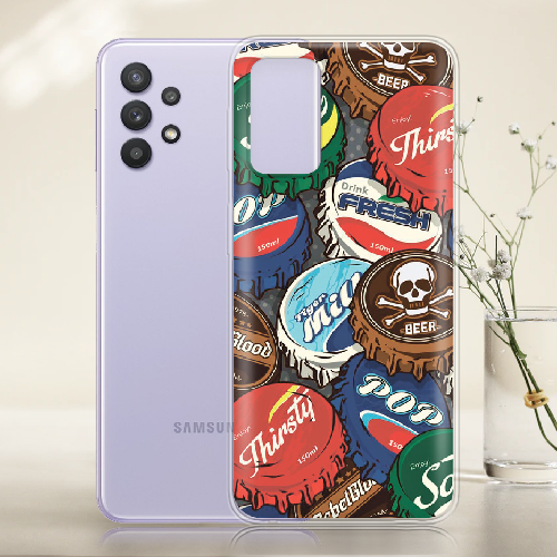 Чехол BoxFace Samsung A725 Galaxy A72 Drink Lids