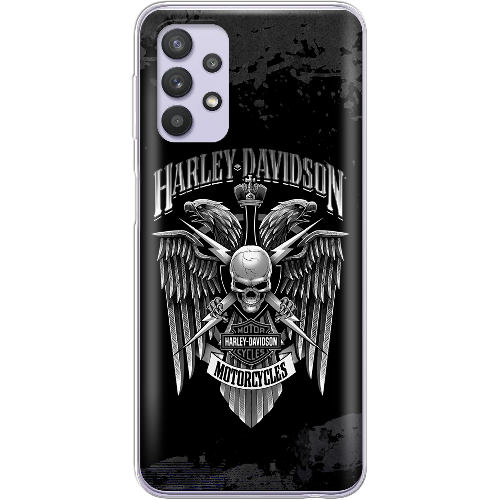 Чехол BoxFace Samsung A725 Galaxy A72 Harley Davidson skull and eagles