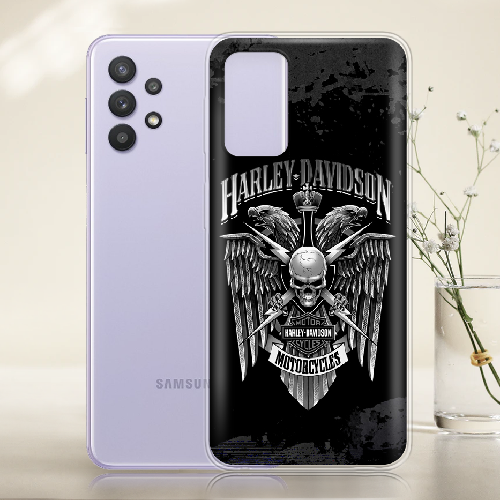 Чехол BoxFace Samsung A725 Galaxy A72 Harley Davidson skull and eagles