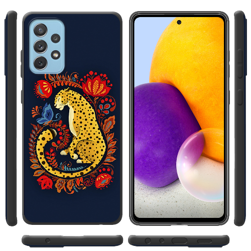 Чехол BoxFace Samsung A725 Galaxy A72 Petrykivka Leopard