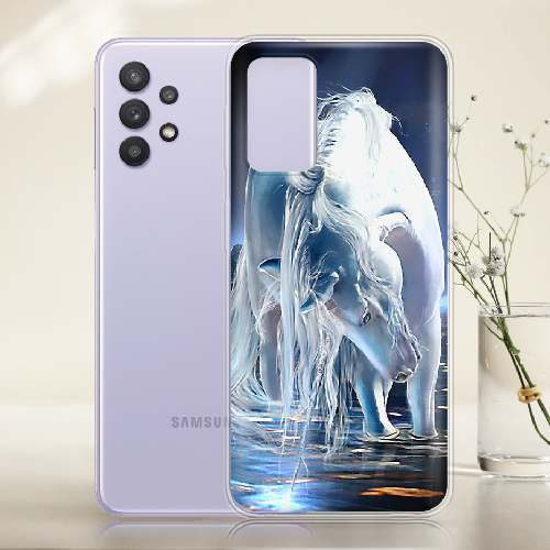 Чехол BoxFace Samsung A725 Galaxy A72 White Horse