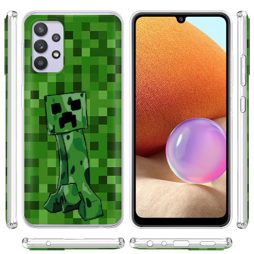 Чехол BoxFace Samsung A725 Galaxy A72 Minecraft Creeper