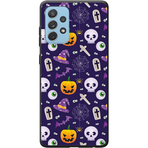 Чехол BoxFace Samsung A725 Galaxy A72 Halloween Purple Mood