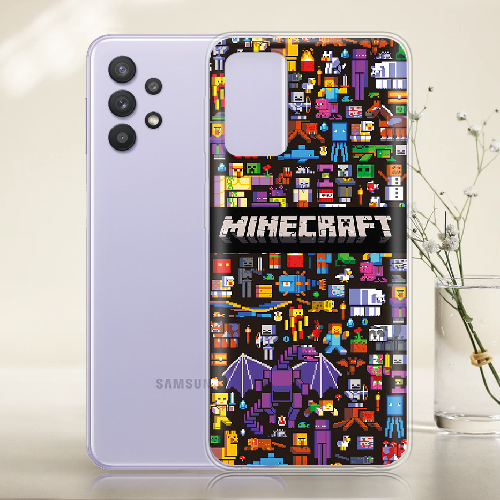 Чехол BoxFace Samsung A725 Galaxy A72 Minecraft Mobbery