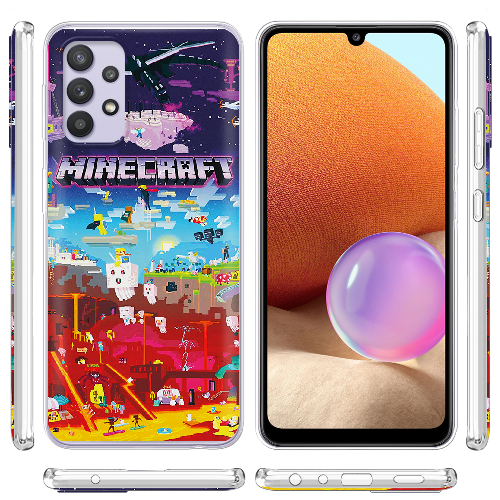 Чехол BoxFace Samsung A725 Galaxy A72 Minecraft World Beyond