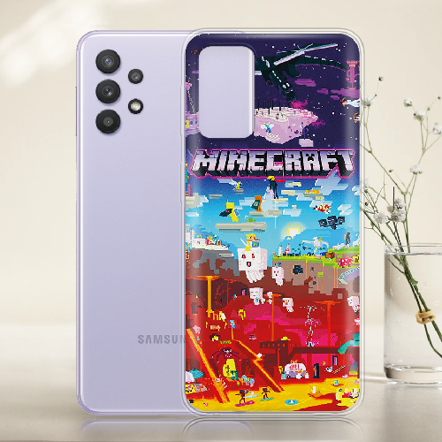 Чехол BoxFace Samsung A725 Galaxy A72 Minecraft World Beyond