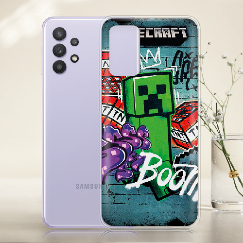 Чехол BoxFace Samsung A725 Galaxy A72 Minecraft Graffiti