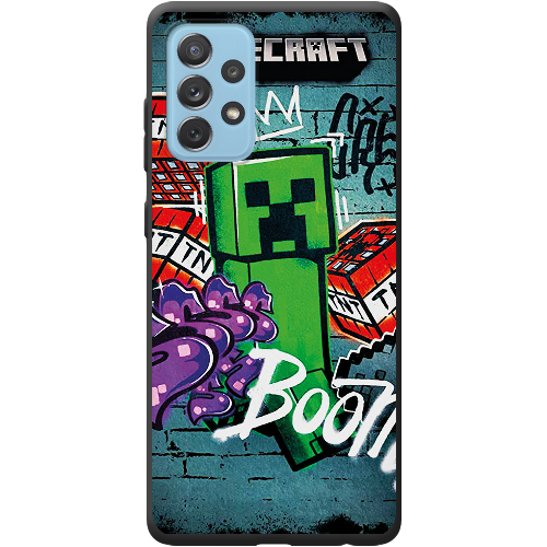 Чехол BoxFace Samsung A725 Galaxy A72 Minecraft Graffiti