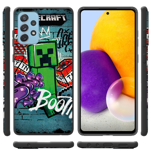 Чехол BoxFace Samsung A725 Galaxy A72 Minecraft Graffiti