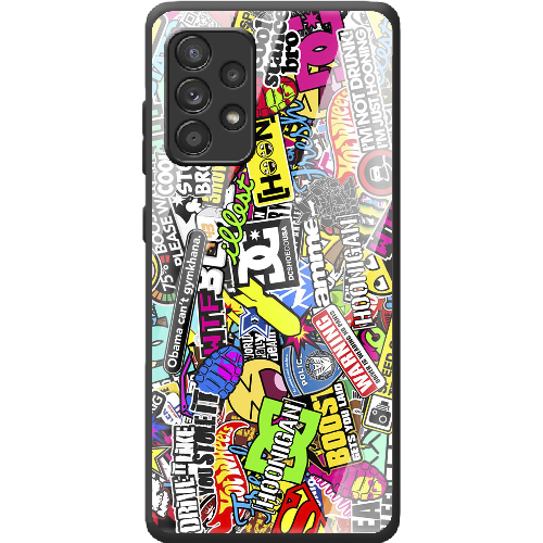 Чехол BoxFace Samsung A725 Galaxy A72 Multicolored Inscriptions